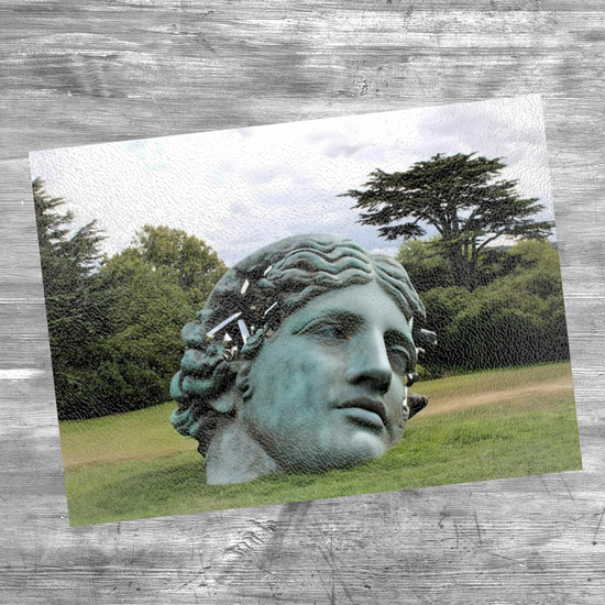 The Stylish Textured Glass Chopping Board. Yorkshire Sculpture Park. Wakefield. West Yorkshire. England.