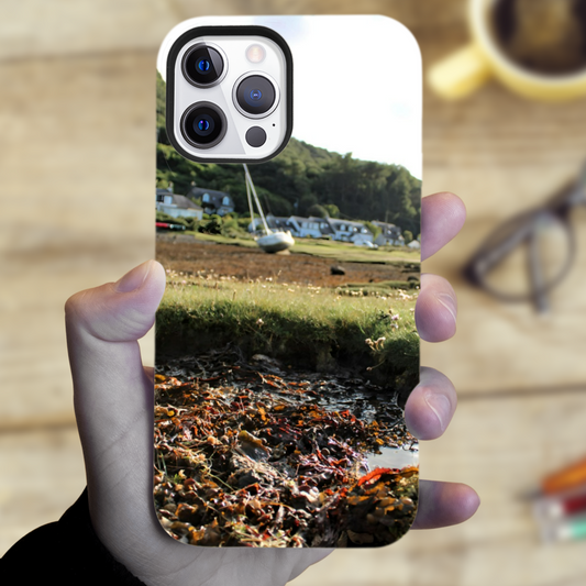 The Durable & Resilient 3D Full Wrap High Definition I Phone  Case.  Lochranza. Isle of Arran. Scotland.