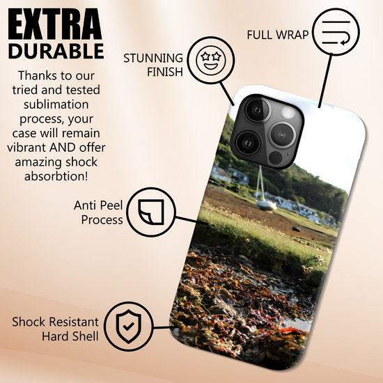 The Durable & Resilient 3D Full Wrap High Definition I Phone  Case.  Lochranza. Isle of Arran. Scotland.