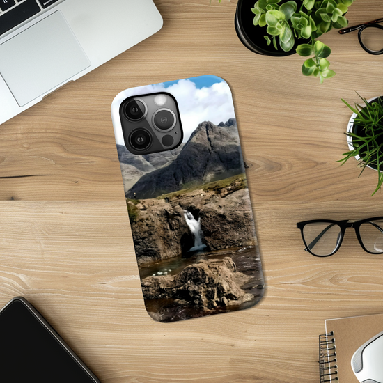 The Durable & Resilient 3D Full Wrap High Definition  I Phone Case. Fairy Pools. Isle of Skye. Scotland.