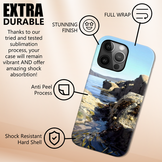 The Durable &  Resilient 3D Full Wrap High Definition I  Phone Case. Neist Point. Isle of Skye. Scotland.