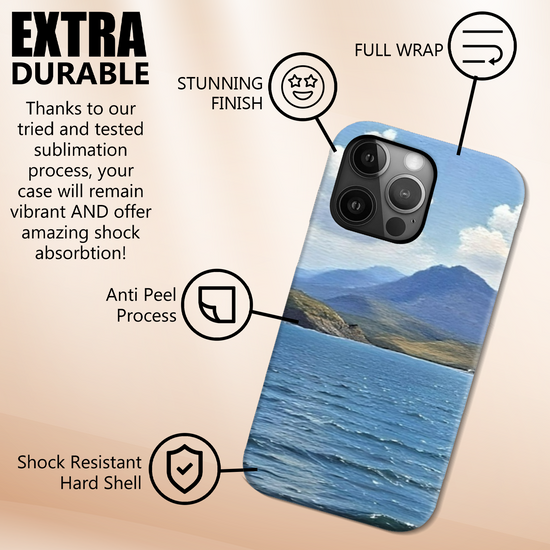 The Durable & Resilient 3D Full Wrap High Definition I Phone Case. Tarskavaig. Isle of Skye. Scotland.