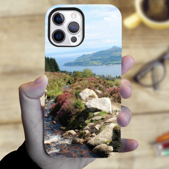 The Durable & Resilient 3D Full Wrap High Definition I Phone Case. The Goatfell Mountain Trail.  Isle of Arran. Scotland.