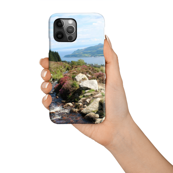 The Durable & Resilient 3D Full Wrap High Definition I Phone Case. The Goatfell Mountain Trail.  Isle of Arran. Scotland.