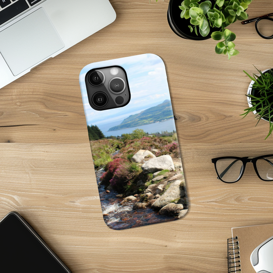 The Durable & Resilient 3D Full Wrap High Definition I Phone Case. The Goatfell Mountain Trail.  Isle of Arran. Scotland.