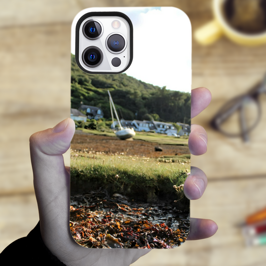 The Magsafe Durable & Resilient 3D Full Wrap High Definition I Phone Case.  Lochranza. Isle  of Arran. Scotland.