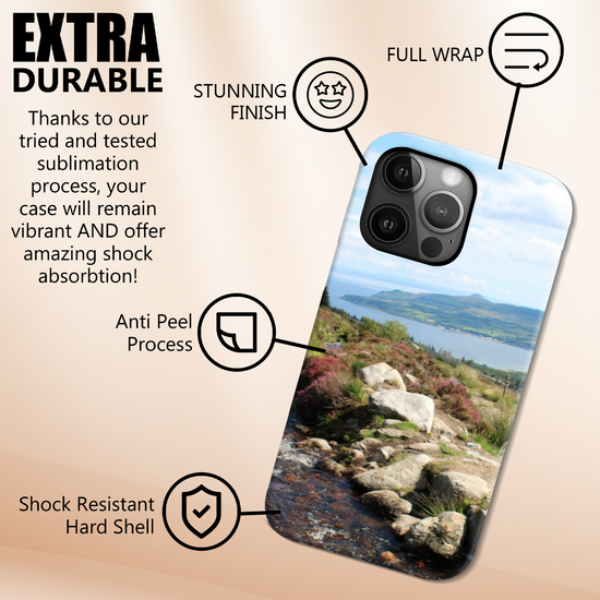 The Magsafe Durable & Resilient 3D Full Wrap High Definition I Phone Case. Goatfell Mountain Trail. Isle of Arran. Scotland.