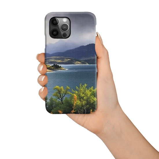 The Magsafe Durable & Resilient Full Wrap High Definition I Phone Case. Kylerhea Otter Hide. Isle of Skye. Scotland.