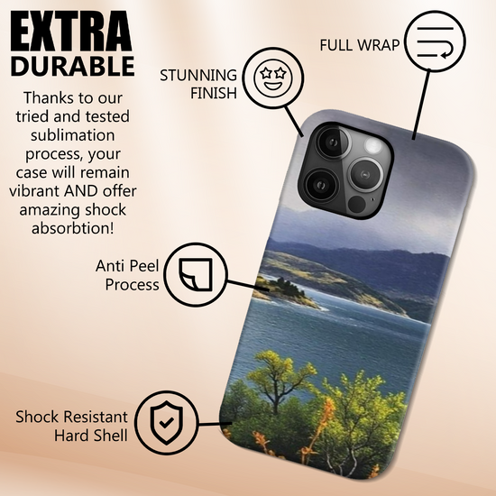 The Magsafe Durable & Resilient Full Wrap High Definition I Phone Case. Kylerhea Otter Hide. Isle of Skye. Scotland.