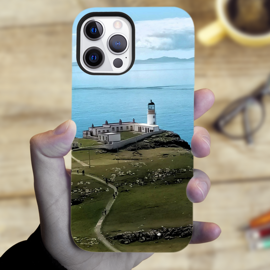 The Magsafe Durable & Resilient 3D Full Wrap High Definition I Phone Case. Neist Point Lighthouse.  Isle of Skye. Scotland.