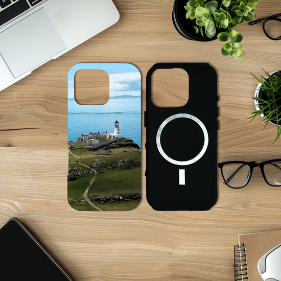 The Magsafe Durable & Resilient 3D Full Wrap High Definition I Phone Case. Neist Point Lighthouse.  Isle of Skye. Scotland.