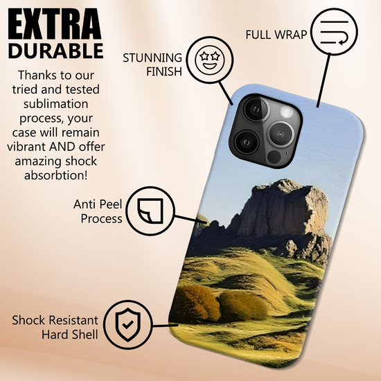 The Durable & Resilient 3D Full Wrap High Definition I Phone Case. Fairy Glen. Isle of Skye. Scotland.