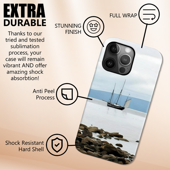 The Magsafe Durable & Resilient 3D Full Wrap High Definition I Phone Case. Blackwaterfoot. Isle of Arran. Scotland.