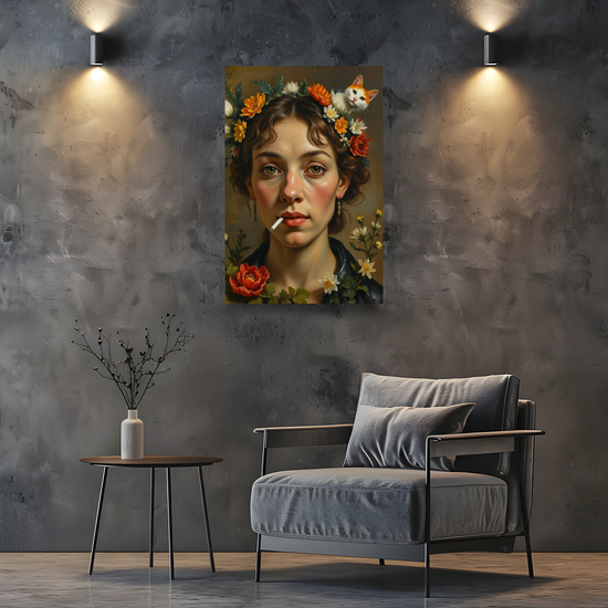 Giclée Mounted Wall Art Prints. Funky & Urban Portraits.