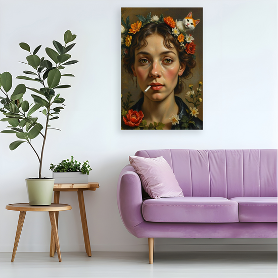 Giclée Mounted Wall Art Prints. Funky & Urban Portraits.