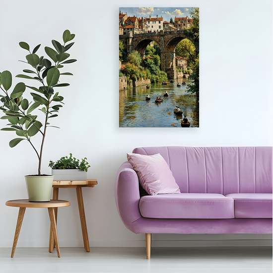 Giclée Mounted Wall Art Prints. Knaresborough. North Yorkshire. England.