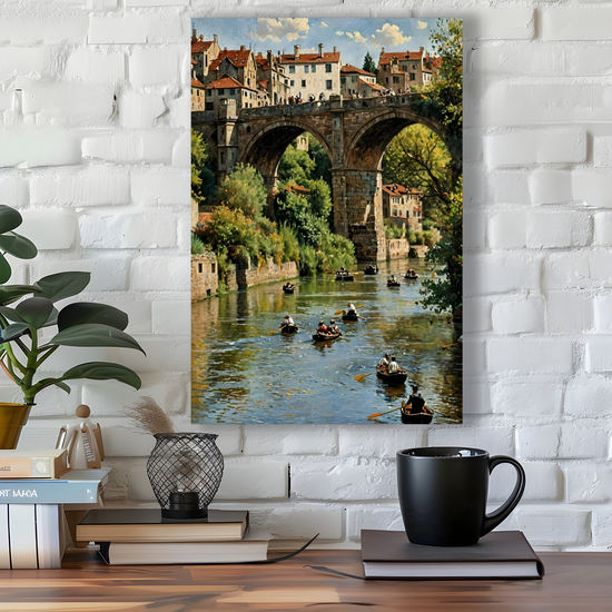 Giclée Mounted Wall Art Prints. Knaresborough. North Yorkshire. England.