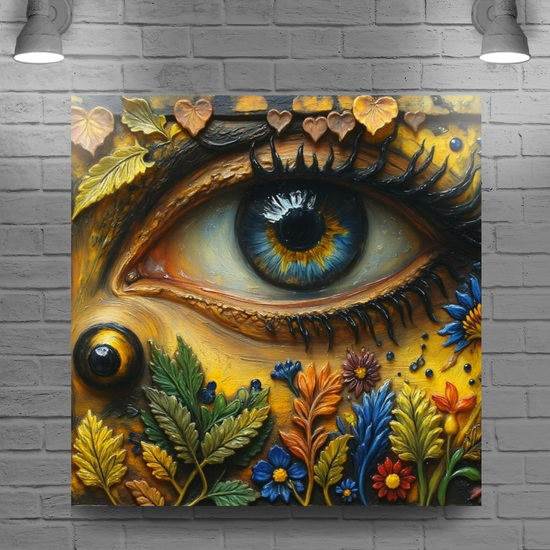 Giclée Mounted Wall Art Prints. Funky & Urban Portraits.