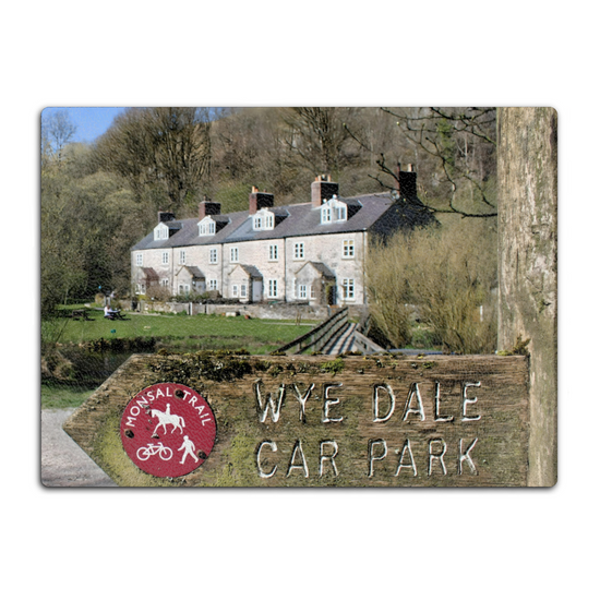 The Stylish Textured Glass Chopping Board. Chee Dale Nature Reserve. Peak District National Park. Derbyshire. England.