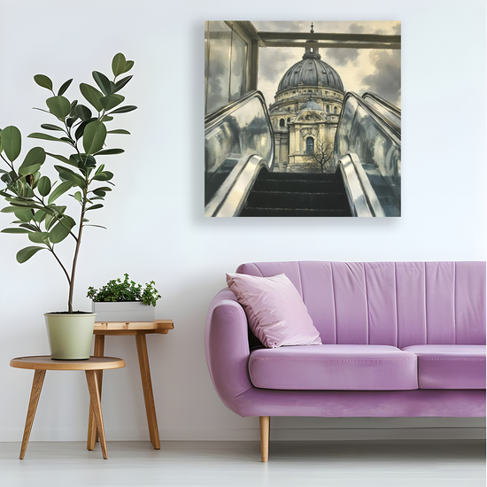 Giclée Mounted Wall Art Prints. St. Paul's Cathedral. London. England.