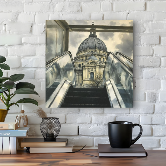 Giclée Mounted Wall Art Prints. St. Paul's Cathedral. London. England.
