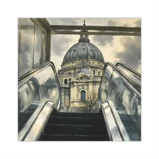 Giclée Mounted Wall Art Prints. St. Paul's Cathedral. London. England.