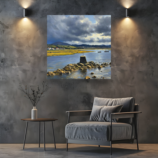 Giclée Mounted Wall Art Prints. Maidens Harbour. Ayrshire. Scotland.