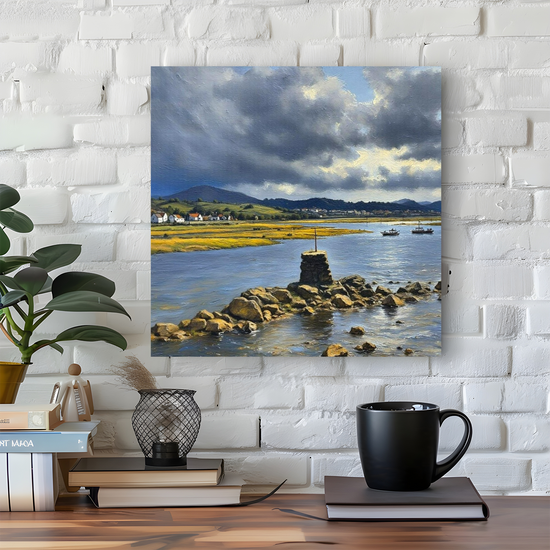 Giclée Mounted Wall Art Prints. Maidens Harbour. Ayrshire. Scotland.