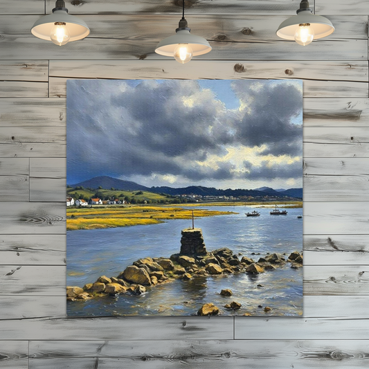 Metal Wall Art Prints. Maidens Harbour. Ayrshire. Scotland.