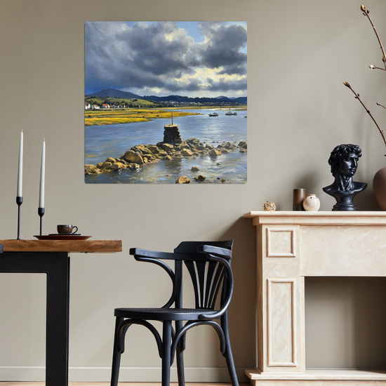 Metal Wall Art Prints. Maidens Harbour. Ayrshire. Scotland.