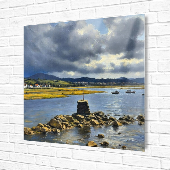 Metal Wall Art Prints. Maidens Harbour. Ayrshire. Scotland.