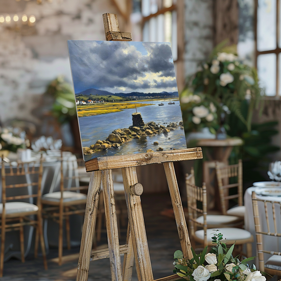Metal Wall Art Prints. Maidens Harbour. Ayrshire. Scotland.