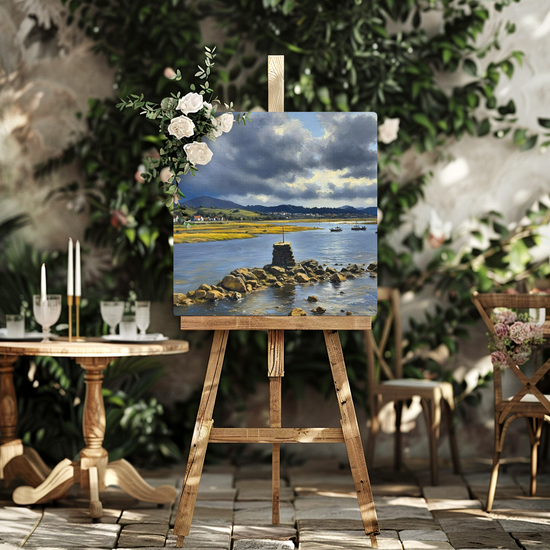 Metal Wall Art Prints. Maidens Harbour. Ayrshire. Scotland.