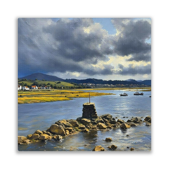 Metal Wall Art Prints. Maidens Harbour. Ayrshire. Scotland.