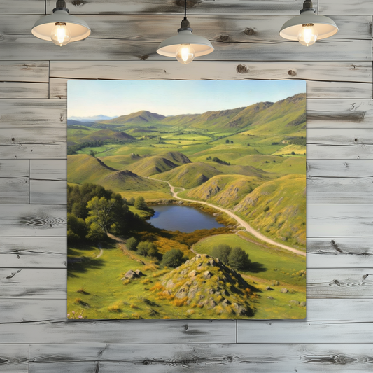 Metal Wall Art Prints. Fairy Glen. Isle of Skye. Scotland.