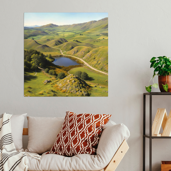 Metal Wall Art Prints. Fairy Glen. Isle of Skye. Scotland.