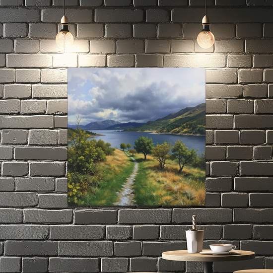 Metal Wall Art Prints. Kylerhea Otter Hide. Isle of Skye. Scotland.