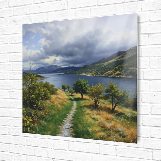 Metal Wall Art Prints. Kylerhea Otter Hide. Isle of Skye. Scotland.