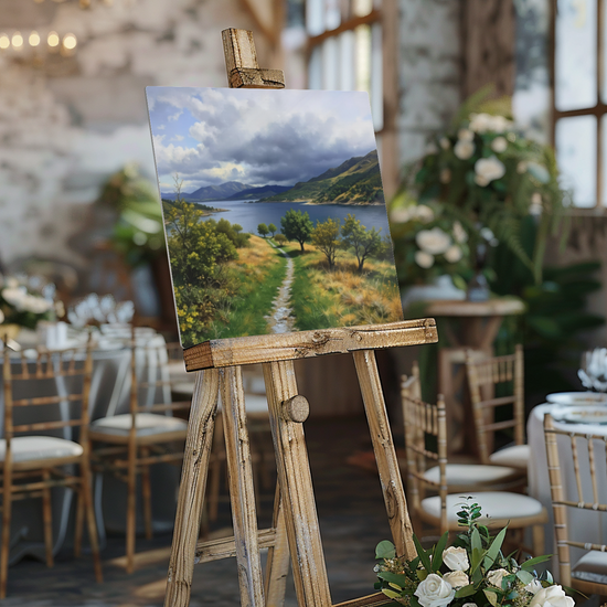 Metal Wall Art Prints. Kylerhea Otter Hide. Isle of Skye. Scotland.