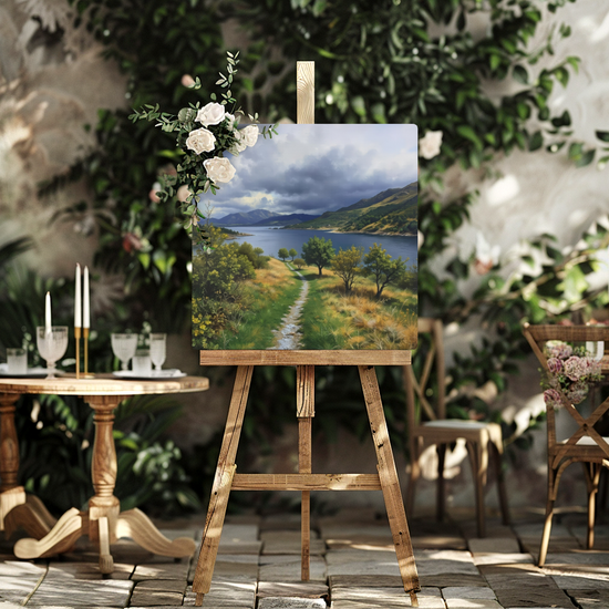 Metal Wall Art Prints. Kylerhea Otter Hide. Isle of Skye. Scotland.