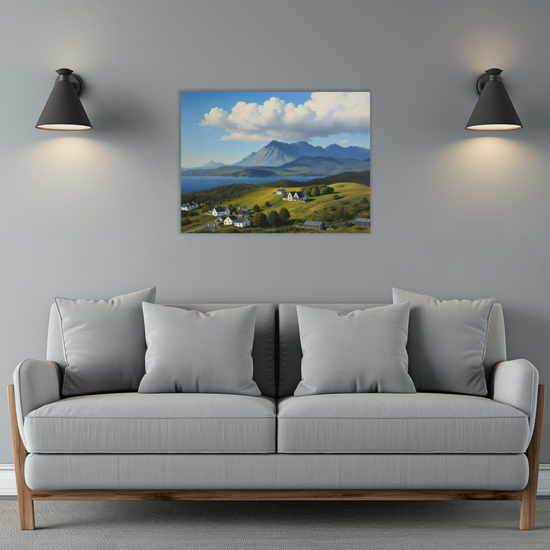 Metal Wall Art Prints.  Tarskavaig. Isle of Skye. Scotland.