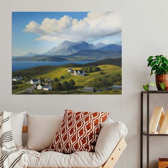 Metal Wall Art Prints.  Tarskavaig. Isle of Skye. Scotland.