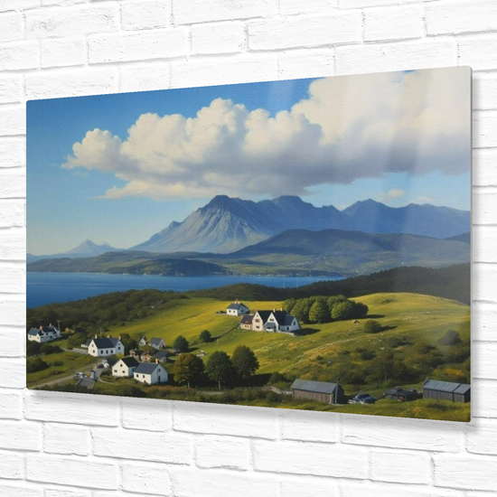 Metal Wall Art Prints.  Tarskavaig. Isle of Skye. Scotland.