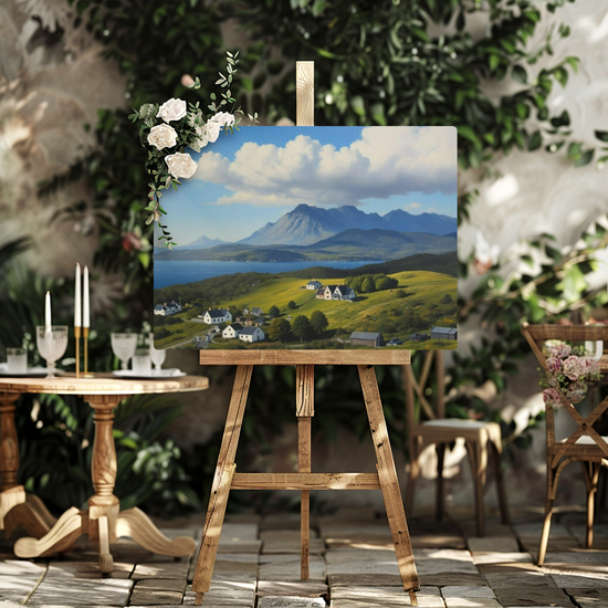 Metal Wall Art Prints.  Tarskavaig. Isle of Skye. Scotland.