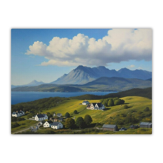 Metal Wall Art Prints.  Tarskavaig. Isle of Skye. Scotland.