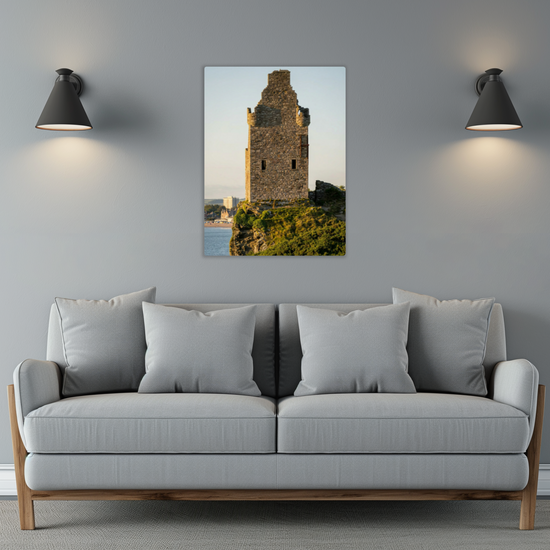 Metal Wall Art Prints. Greenan Castle. Ayr. Scotland.