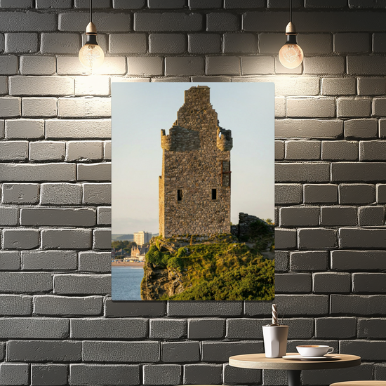 Metal Wall Art Prints. Greenan Castle. Ayr. Scotland.