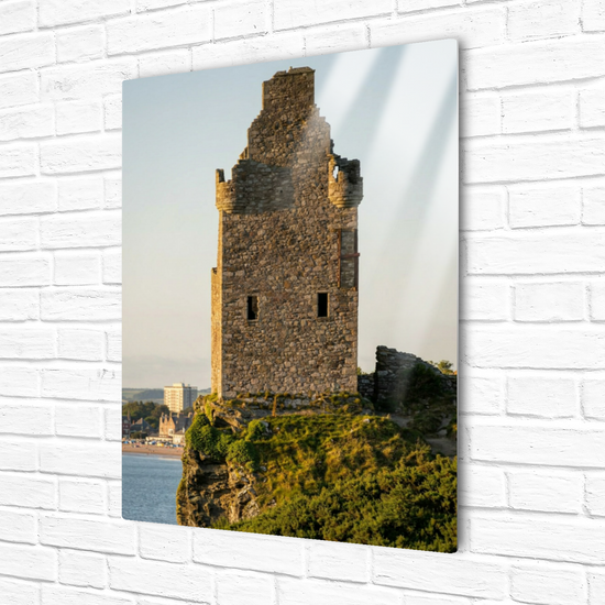 Metal Wall Art Prints. Greenan Castle. Ayr. Scotland.