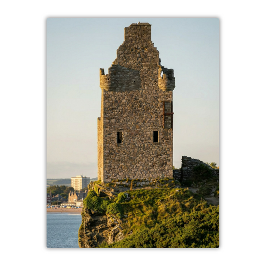 Metal Wall Art Prints. Greenan Castle. Ayr. Scotland.