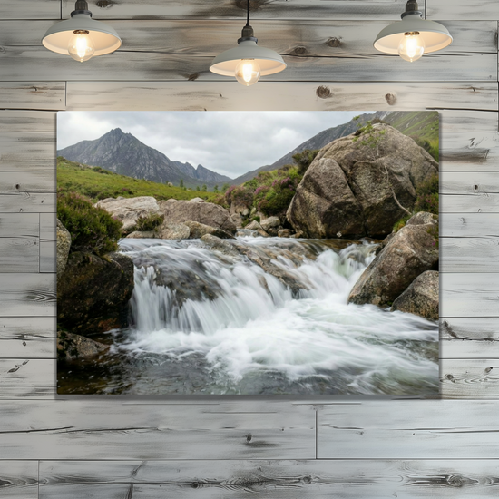 Metal Wall Art Prints. Glen Rosa Trail. Isle of Arran. Scotland.